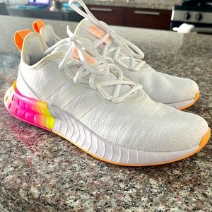 COPY - Adidas running shoes. Never be worn. White with neon color some.